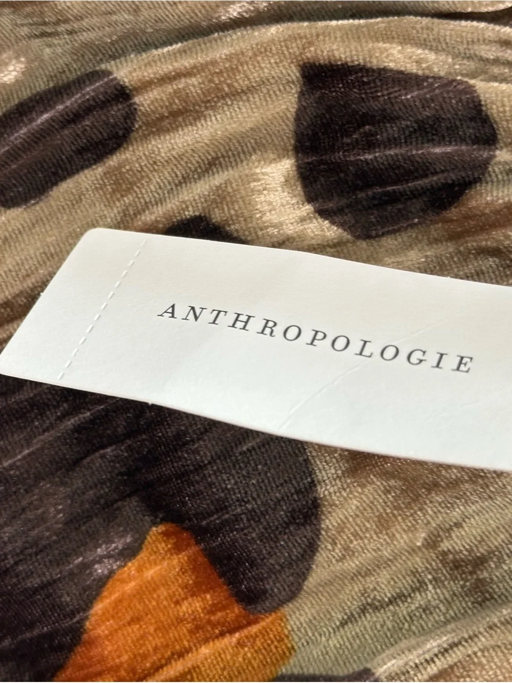 Anthropologie Multicolor Leopard-Print High-Neck Mini Dress - Picture 12 of 12